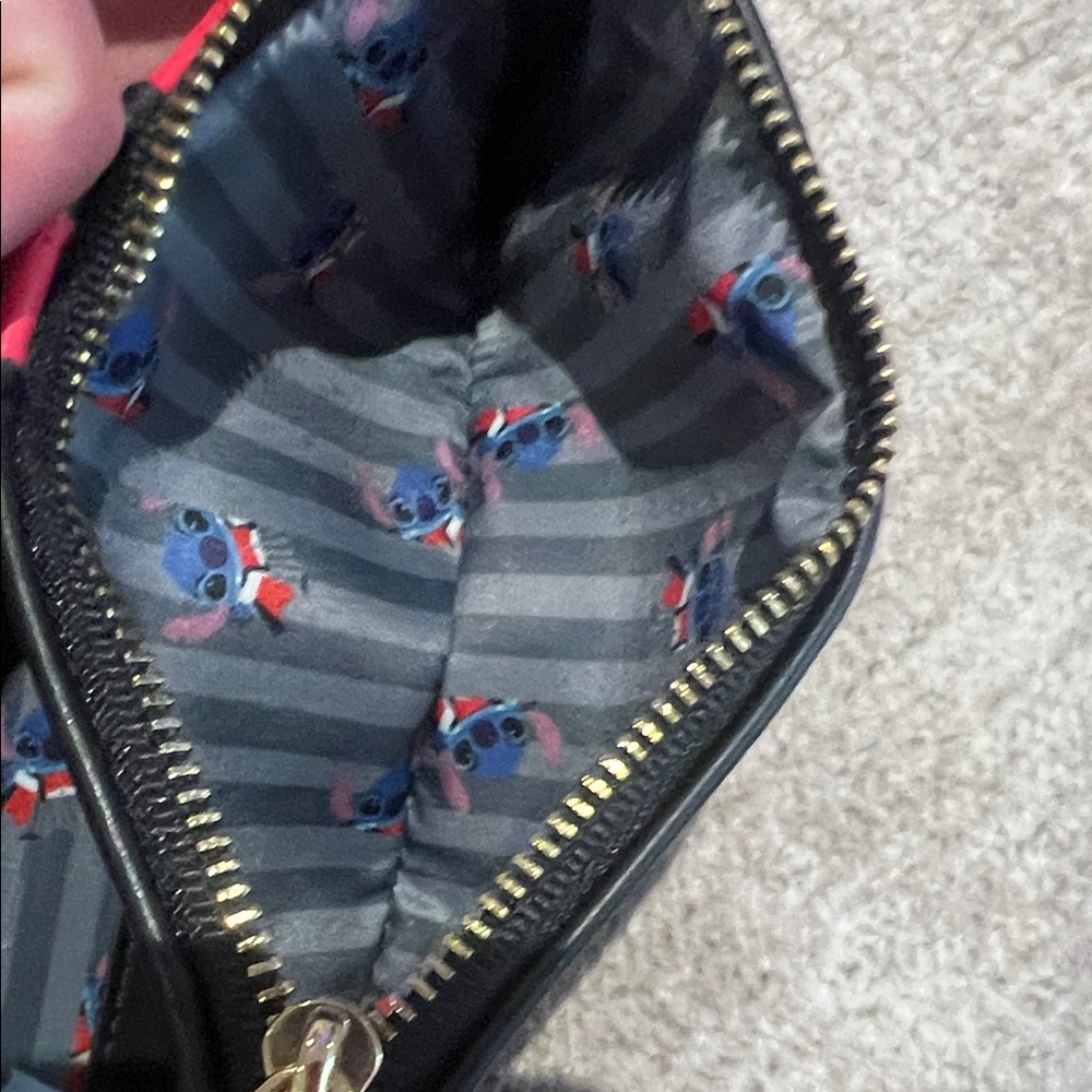 Disney Loungefly Mini Backpack Vampire Stitch Bow… - image 8